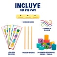thumbnail image 3 of Juego didáctico MAGICAMENTE PARA APILAR y CLASIFICAR cuentas de madera 68 piezas, 3 of 7