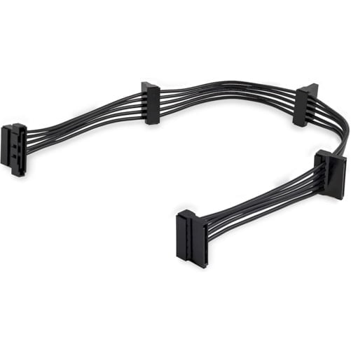 Rocstor Y10C874B1 4-Way SATA Power Splitter Cable 15.7"