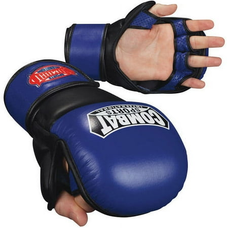 Combat Sports MMA Safety Sparring Gloves Regular Blue / Black
