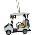 thumbnail image 2 of Kurt Adler 3.5 Inch Resin White Golf Cart Ornament, 2 of 7