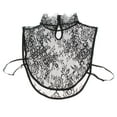 thumbnail image 2 of Moda extraíble para niñas, cuello falso , colres de encaje falso, decoración de ropa Negro Macarena Camisa falsa de señora camisa de encaje, 2 of 8