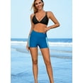 thumbnail image 3 of Alove Women 3" High Waisted Swimming Trunks Swim Shorts Tummy Control Board Bottoms Swim, 3 of 5
