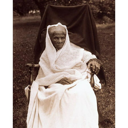 Harriet Tubman at Her Home in Auburn NY 1911 Poster Print by McMahan Photo Archive (8 x (Best Way To Archive Photos)