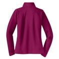 thumbnail image 6 of Yellow Rooster Women's Sport Wick Stretch 1/2 Zip Pullover Pink Rush S, 6 of 7