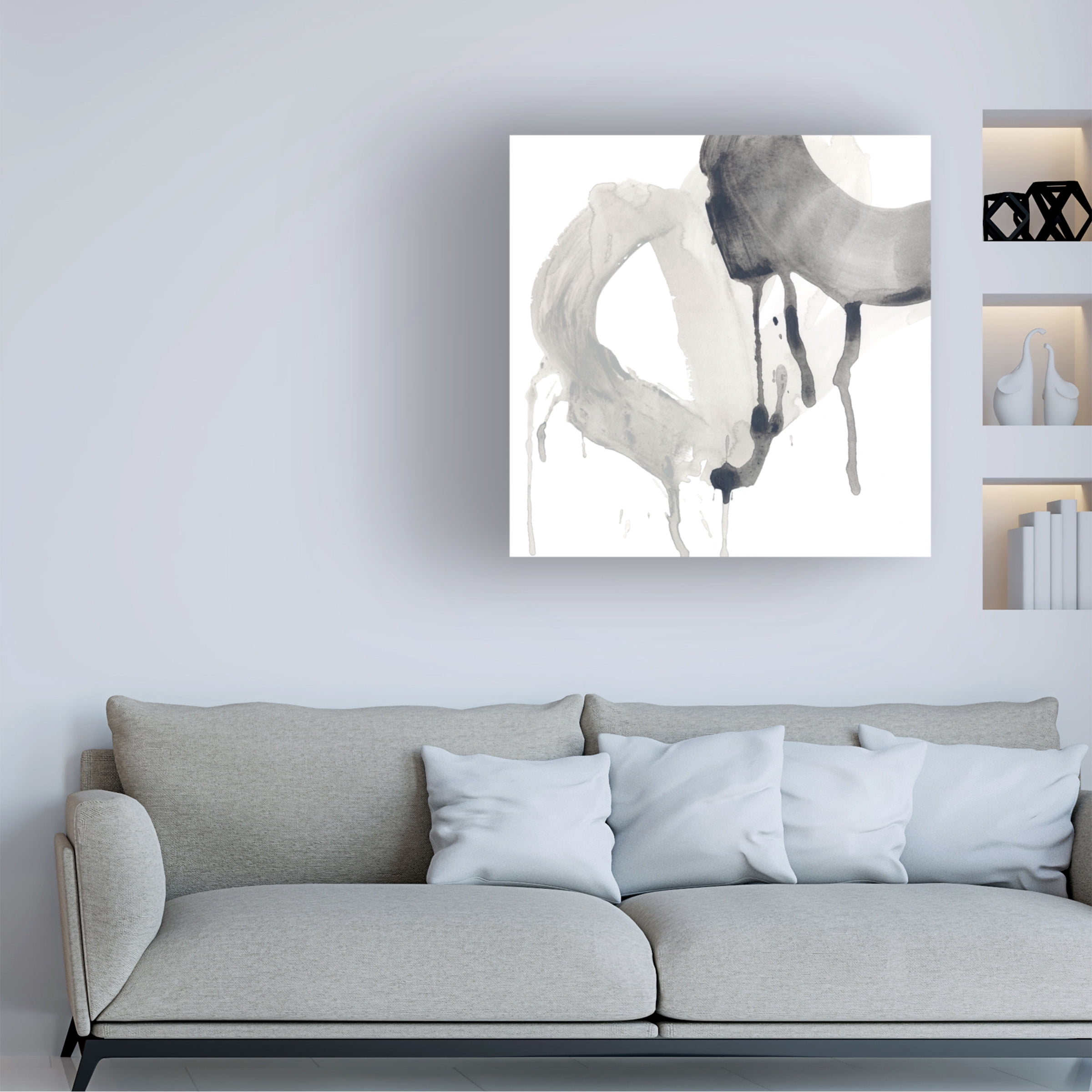 June Erica Vess 'Swath IV' Canvas Art