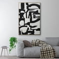 thumbnail image 2 of Prosperous Elements V10 Framed Premium Gallery Wrapped Canvas - Ready to Hang - 25 x 37 - Gold Floating Frame, 2 of 9