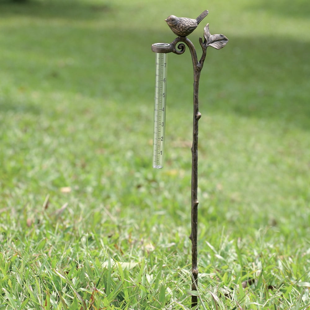 SPI Bird Rain Gauge Garden Stake