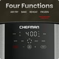 thumbnail image 5 of Chefman Turbofry Touch XL 8 Qt. Air Fryer With Digital Controls - Stainless Steel, 5 of 8