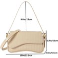 thumbnail image 6 of LinYooLi Small Shoulder Bag Y2K Purse for Women Crocodile Handbag Clutch Purse Classic Retro Crossbody Bag Satchel, 6 of 6