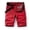 Red, variant on Danhjin Men's Cargo Shorts 5-Inch Inseam Drawstring Loose Casual Stretch Lightweight Wear Hiking Classic Cargo Stretch Short