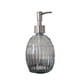 thumbnail image 1 of Dispensador de jabón de vidrio transparente de 400 ml con dispensador de loción con bomba, dispensador de jabón recargable, dispensador de líquido de vidrio for jabón de manos, loción, 1 of 3