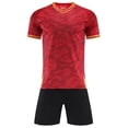 thumbnail image 5 of Iyufng 2 Pieces Sports Outfit, Summer Printed Soccer Jersey and Shorts Set,Boys and Girls, 5 of 5