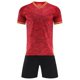 thumbnail image 1 of Odeerbi Niños Niñas Rápido Seco Fútbol Formación Uniforme Conjunto Gradiente Manga Corta Camiseta Shorts Malla Conjunto Atlético Para 1-12 Años, 1 of 5