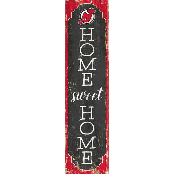 New Jersey Devils 24" Home Sweet Home Leaner Sign