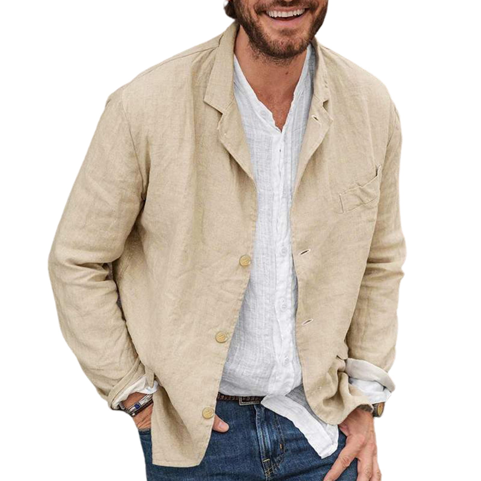 Listenwind Men's Casual Cotton Jacket 