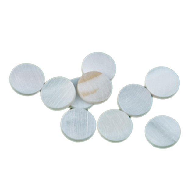 10x Diapasón de Guitarra Kusrkot Marcadores de Puntos Pegatina Incrustada Guitarra Fret Inlay Sticker Dots 4mm