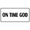 thumbnail image 1 of On Time God Photo License Plate, 1 of 1