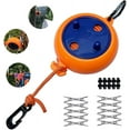thumbnail image 1 of Tendedero retráctil portátil de 8m para acampar, tendedero, tendedero para vacaciones al aire libre, baño, lavandería, jardín o viajes, 1 of 8