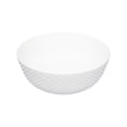 thumbnail image 2 of 222 Fifth Solid Swiss Dots White 12-Piece Melamine Dinnerware Set, 2 of 5