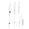 thumbnail image 3 of HaoXun 1Pcs 27.56in Solar Christmas Tree Lights - 3 Color Modes Outdoor Garden Holiday Decorations with Auto On/Off & IP55 Waterproof, 3 of 9