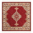 thumbnail image 2 of Safavieh Farmhouse Arline Southwestern Area Rug, Creme/Red, 6'3" x 6'3" Square, 2 of 11