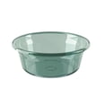 thumbnail image 1 of Green Thickened Transparent Plastic Wash Basin With Hanging Hole For Household Dormitory Bathroom Kitchen 9.4 Inch, 1 of 7