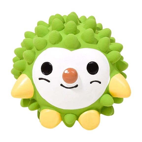 Squeaky Latex Dog Toys Funny Fruit Animal Design, Interactive Chew Toy for Puppies Small Medium Dogs, Pet Toy for Play Training, Easter Gifts Valentines Day Gifts, Green