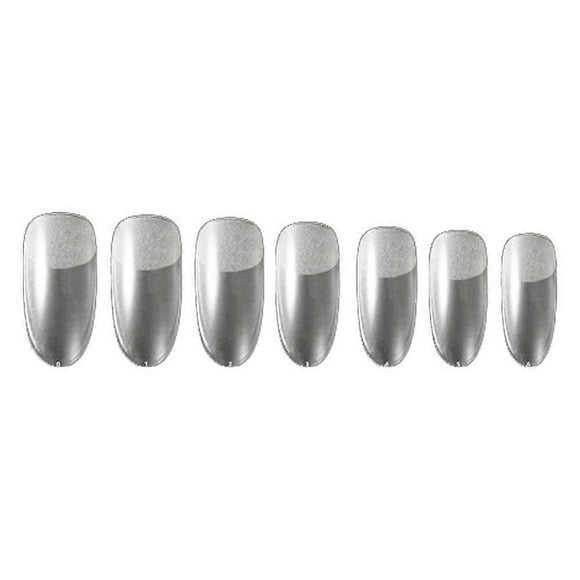 Almond Fake Nails Almond Pressed on Nails Preformed Almond Nail Tips for Full Coverage Acrylic Almond Nails French Fake Nails for Nail Extensions Nail