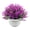 Purplish Red, variant on VEAREAR 1 Set Artificial Plant Pot Ornamental Photo Props Plastic Desktop Fake Grass Plants for Outdoor