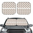 thumbnail image 2 of Balery 2 Piece Dachshund Dog Puppy Car Windshield Sun Shade|Foldable Front Windshield Shade for Car Front Window for Most Sedans SUV Truck-Large, 2 of 7