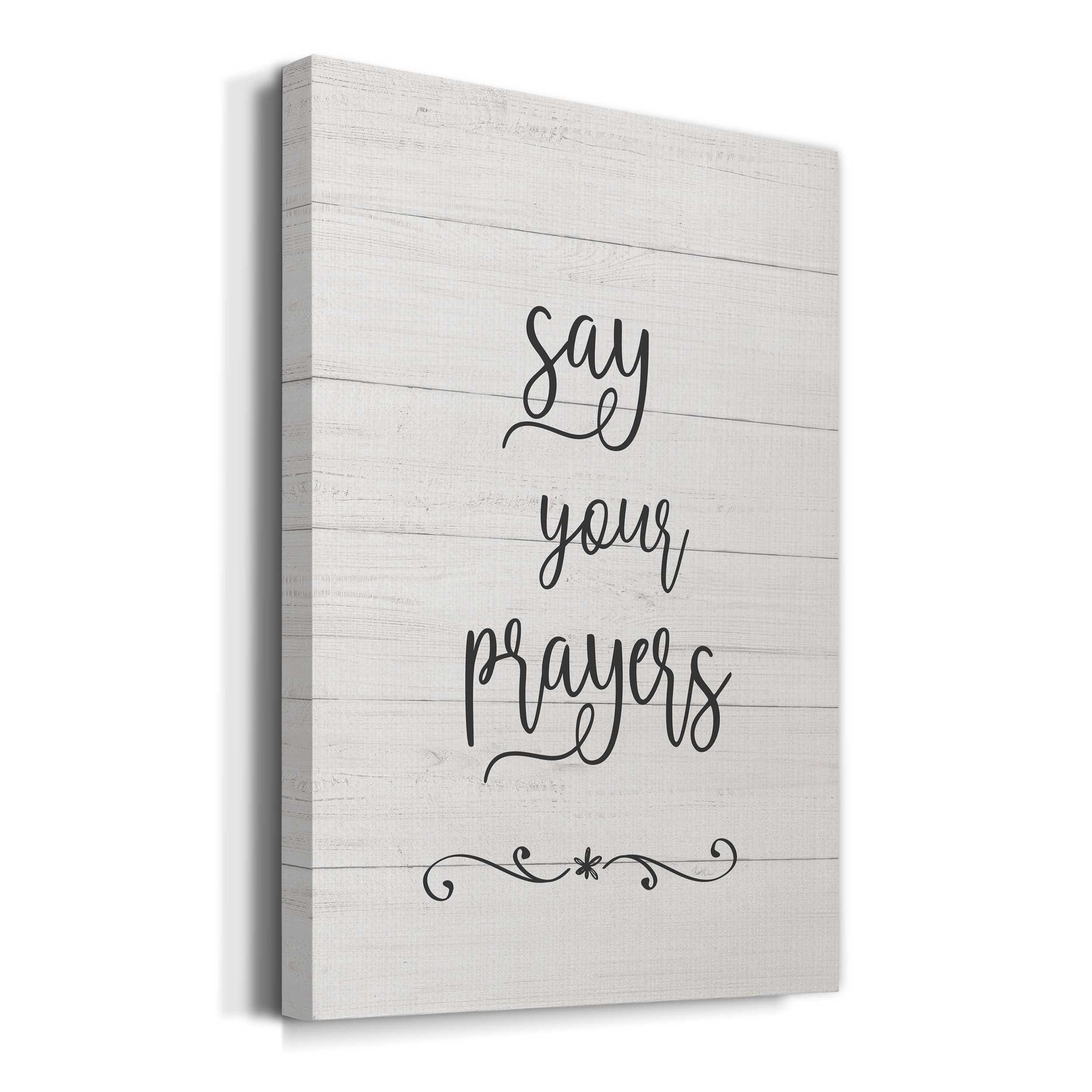 Say Your Prayers Premium Gallery Wrapped Canvas - Ready to Hang - 18 x 27