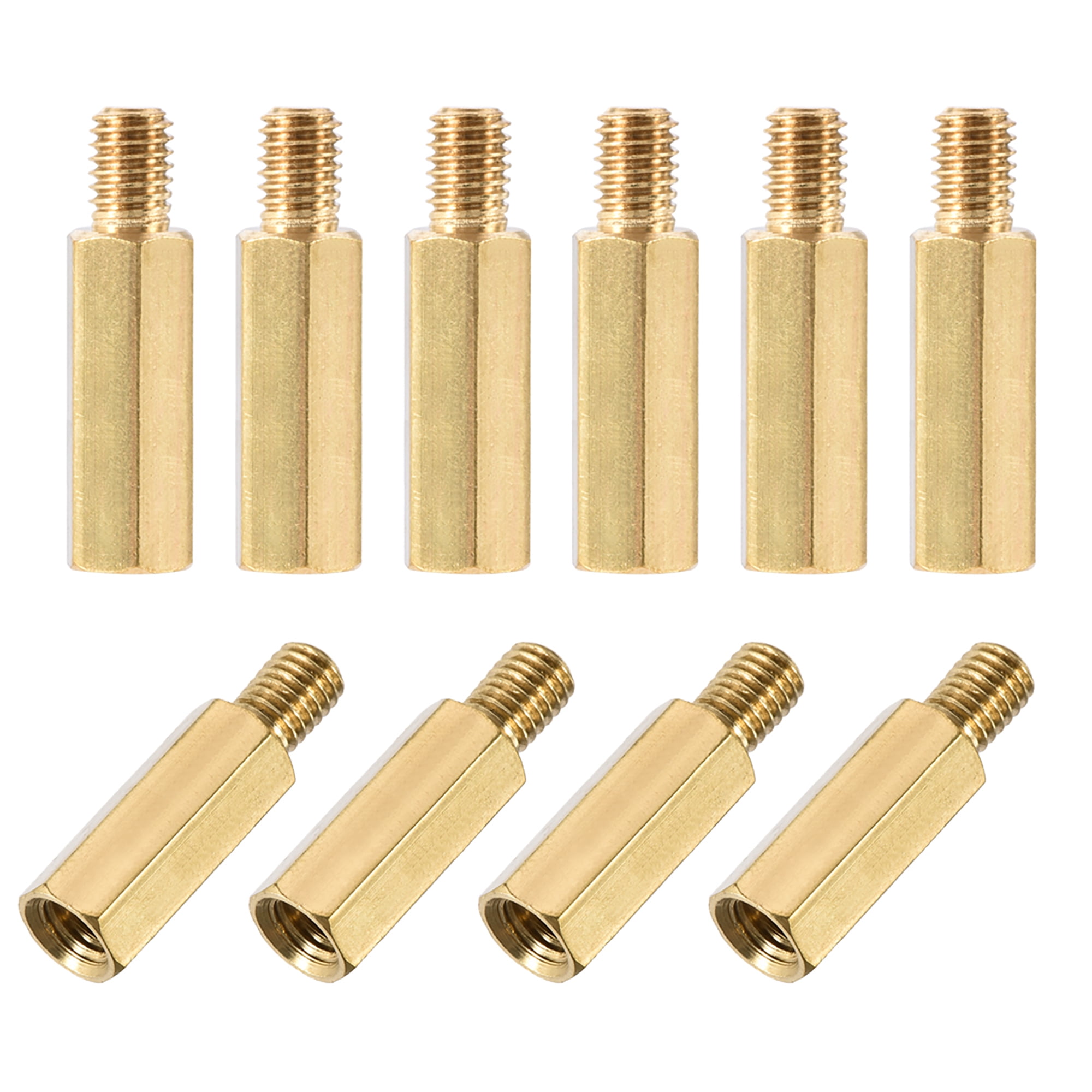 M5 x 20 mm + 7 mm Male to Female Hex Brass Spacer Standoff 20pcs