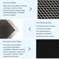thumbnail image 3 of 97007696 Range Hood Filter, 10.5 x 8.75 Inch 41F, 97005687 Aluminum Grease Mesh Charcoal Carbon Combo Hood Filter Replacement for Broan Nutone Range Hood, Filters for Ductless Stove & Hood Vent (1 PK), 3 of 6