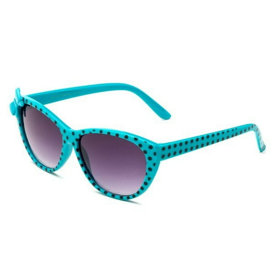 Newbee Fashion - Kids Girls Cute Bow Fashion Sunglasses One Piece Shield Lense (4-12 Years) UV Protection