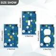 thumbnail image 7 of Yayeee Blank Wall Plate Cover 1-Gang 4.5"x2.7" Home Unused Decorative Outlet, Blue Abstract, 7 of 7