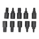 thumbnail image 1 of Removedor de tornillos dañados ANGGREK Juego de extractores de tornillos Rotos 10 piezas, 1 of 7