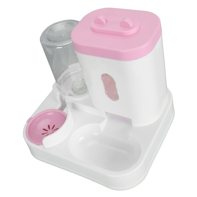 Dispensador Auticú De Agua Para Alimentos Para Mascotas, Bedero Para Gatos 2 En 1 De Gran Capacidad Para Perros Y Cachorros