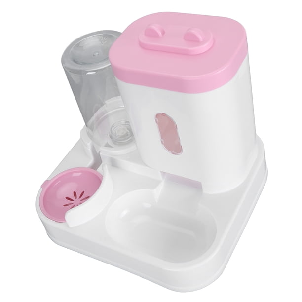 Dispensador Auticú De Agua Para Alimentos Para Mascotas, Bedero Para Gatos 2 En 1 De Gran Capacidad Para Perros Y Cachorros