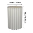 thumbnail image 3 of Roman Column Pedestal Foldable Cardboard Cylinder Stands,Paper Display Stands,Strong Load Bearing Capacity,For Catering Jewelry Wedding，Party Banquet Decor White, 3 of 5