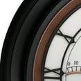 thumbnail image 5 of AcuRite 24-inch, LED-Illuminated Outdoor Wall Clock with Thermometer/Humidity Sensor, Roman Numerals, Metal Frame, and Glass Lens (75022M), 5 of 7