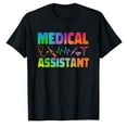 thumbnail image 1 of AALJY Certified Medical Assistant Watercolor CMA T-Shirt, 1 of 5