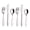 Dog Cat Bunny x 6, variant on Exzact Children's Cutlery Stainless Steel 6pc - 3 x Forks, 3 x Dinner Spoons - Dog & Bunny Engraved
