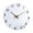 White, variant on TISHITA Wall Clock Decoration Minimalist Modern Mute 10inch Decorative Wall Clock Easily Hanging for Gifts Bedroom Hotel Loft Kitchen Black