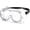 Clear Lens 6 Pack Safety Goggle, variant on PETGLE EyePRO Safety Glasses, Impact Resistant, UV400 Protection, Clear Polycarbonate Lenses, Scratch & Anti-Fog, ANSI Z87.1 Certified, Adjustable Temples, Unisex, 6/12 Pack