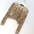 thumbnail image 6 of ZAZYULZ Women's Short Sequin Party Long Sleeve Jacket Party Blazer(Gold,A), 6 of 6