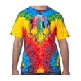 thumbnail image 1 of Melting Skull Tie Dye Tee Shirt - Woodstock, 3XL, 1 of 1