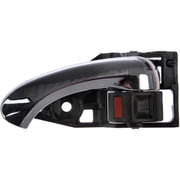 Dorman 80404 Interior Door Handle for Specific Toyota Models, Chrome Lever; Black Knob
