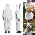 thumbnail image 3 of Traje De Apicultura Súper Grueso, Velo De Esgrima Plegable, Mono De Talla L, Traje De Protección De Abejas, Delantal Con Cremallera Frontal Advancent TO005288-01, 3 of 5