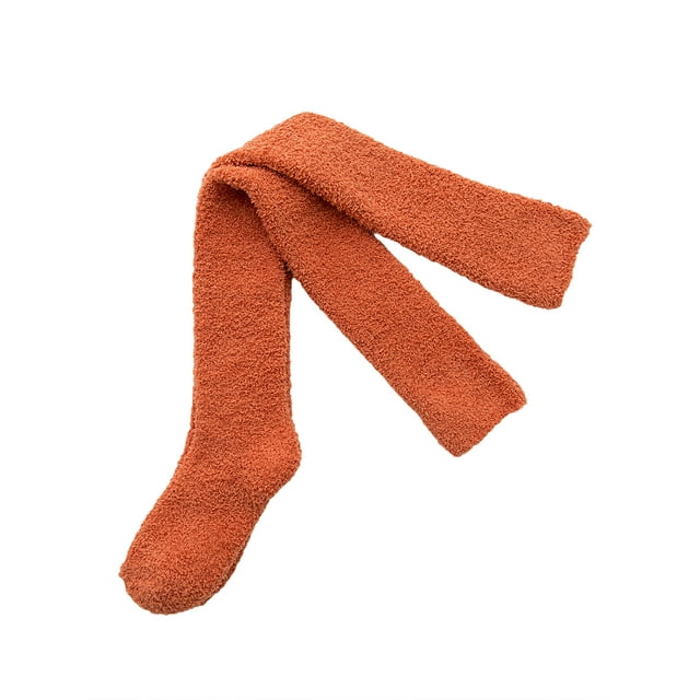 Kmbangi Female Stocking, Adults Solid Color Knee-High Socks Long Tube Socks