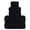 Black, variant on BELIZZI HOME Ultra Soft 6 Pack Cotton Towel Set, Contains 2 Bath Towels 28x55 inch, 2 Hand Towels 16x24 inch & 2 Wash Coths 12x12 inch, Ideal for Everyday use, Compact & Lightweight - Burgundy